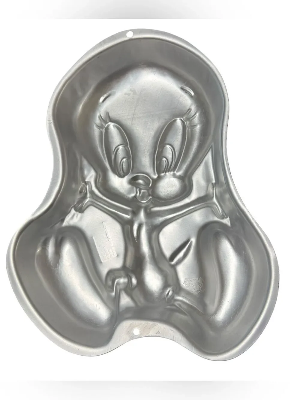 Vintage 1998 Wilton Aluminum Cake Pan Looney Tunes Tweety Bird Shaped
